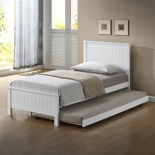 Quincy Wooden Bed with Trundle