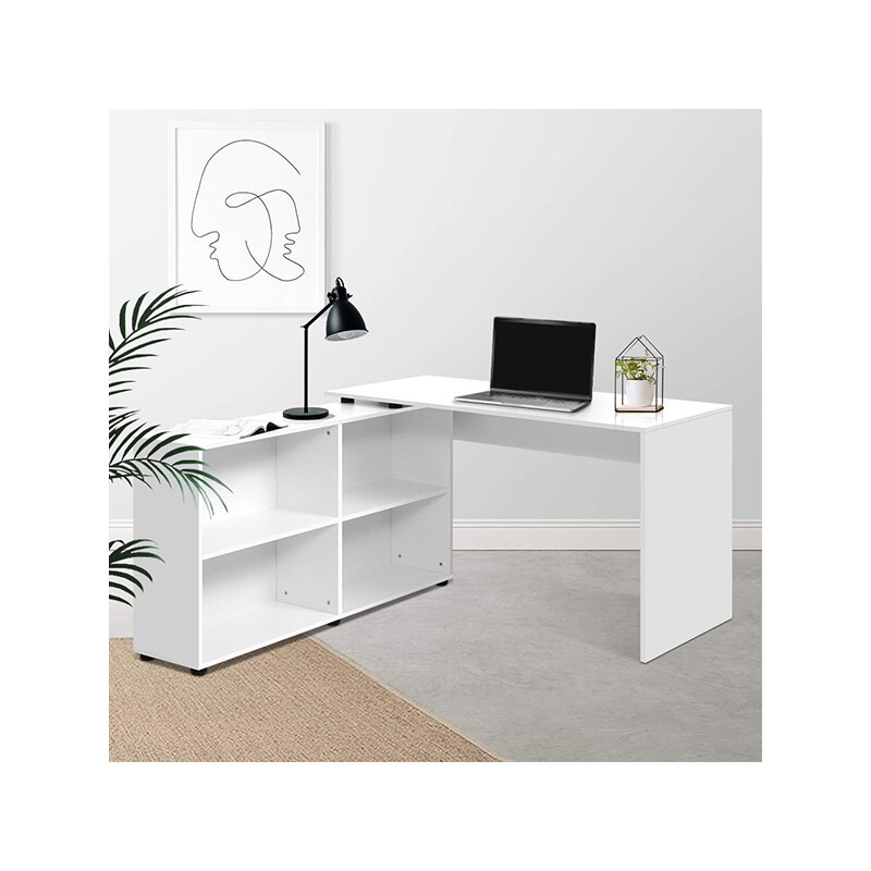 Multifunctional Office Computer Desk (White)