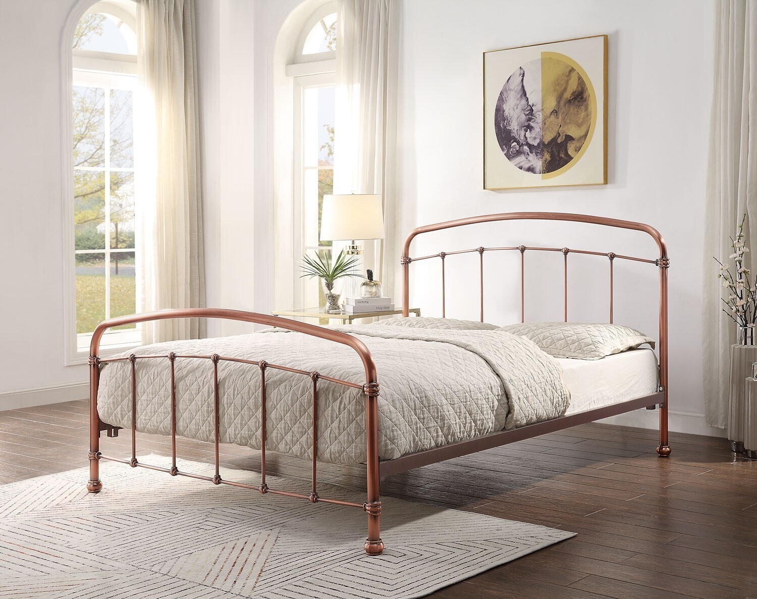 Somerville Antique Bed Frame Queen or King