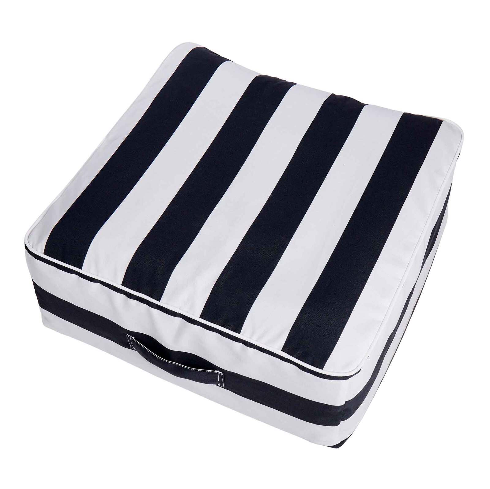 Deck Stripe Inflatable Outdoor Ottoman