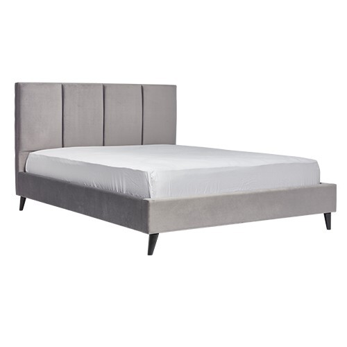 Monique Queen Bed - Mid Grey