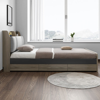 Normandy King Single Bed Frame with Storage