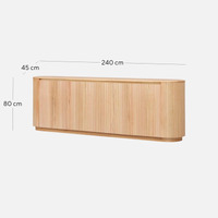 Allegria 2.4m Buffet Unit - NZ Natural Ash