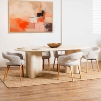 Cosima Dining Table Pebble