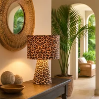 Momo Table Lamp, Leopard Print