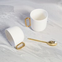 Teacup & Saucer Celine Luxe Ivory