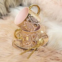 Teacup & Saucer Safari Snakeskin