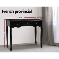 Lilly Hallway Console Table Hall Side Dressing Entry Display - Black
