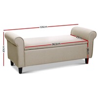 Henry Storage Ottoman Taupe