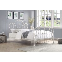 Normandy Cast and Wrought Iron Queen Bed Frame