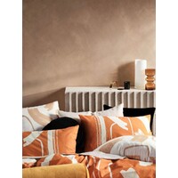 Arden Apricot Quilt Cover Set - Queen