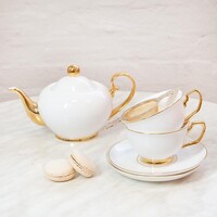 Two Cup Ivory Teaset