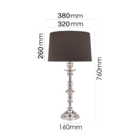 Brooke Black Table Lamp
