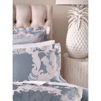 Dionisia Blue Quilt Cover Set - Queen