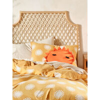 Happy Sun Apricot Novelty Cushion