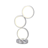 Iva LED Touch Table Lamp Chrome