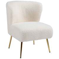 Tina Faux Lambskin Lounge Chair