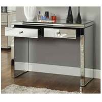 Rio Crystal Mirrored Console 2 Drawer