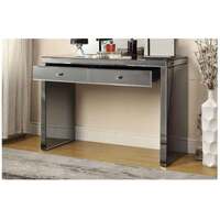 Rio Crystal Smoke Mirrored Console Table