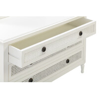 Paloma Dresser and Mirror French Style White