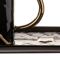 Designers Delight Mug & Plate Set - Black