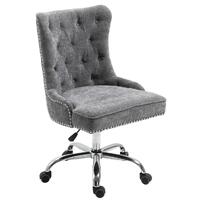 Will Grey Linen Fabric Office Chair