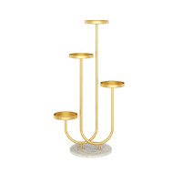 Gold U Shaped Plant Stand