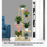 5 Tier Gold Metal  Plant Flowerpot Display Rack