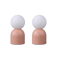 Elle Touch Table Lamp Pink - Set of 2