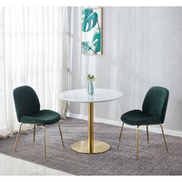 Marbella Marble Effect Round Dining Table