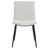 Set of 2 Reed Boucle Dining Chairs