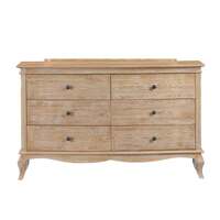 Milles Solid Oak Dressing Table and Mirror