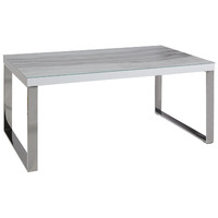 Megan Glass-Top Coffee Table