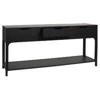Arco Wooden Console Table, 170cm, Black