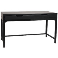 Arco Wooden Desk, 135cm, Black