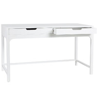 Arco Wooden Desk, 135cm, White
