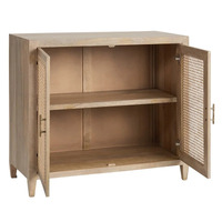 Palm Springs Mango Wood & Rattan 2 Door Sideboard