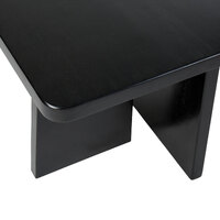 Modern Wooden Side Table Black