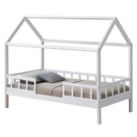 Colina House Bed with Guardrail, Single