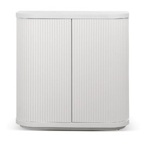 Cosmos 100cm Wooden Storage Cabinet - White