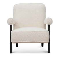 Den Armchair - Ivory White Sherpa