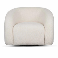 Arena Armchair - Ivory White Boucle