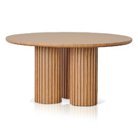 Ripple 1.5m Round Dining Table - Natural