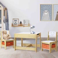 Leo 3PCS Kids Table and Chairs Set