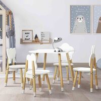 Emilie 5PCS Kids Table and Chairs Set