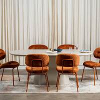 Laurance Dining Table, Putty