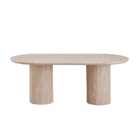 Mile Dining Table, Limestone