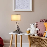 Rabbit Regal Table Lamp - Silver