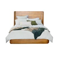 Bower Curved Oak King Bed