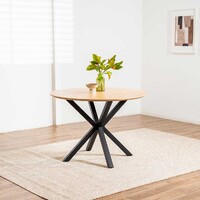 Vera Round Dining Table, Natural Ash